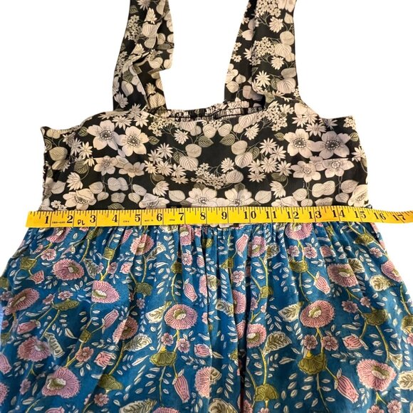 Natural Life Maxi Dress Square Neck Split Hem Gypsy Hippie Nature Fairycore S - Picture 11 of 11